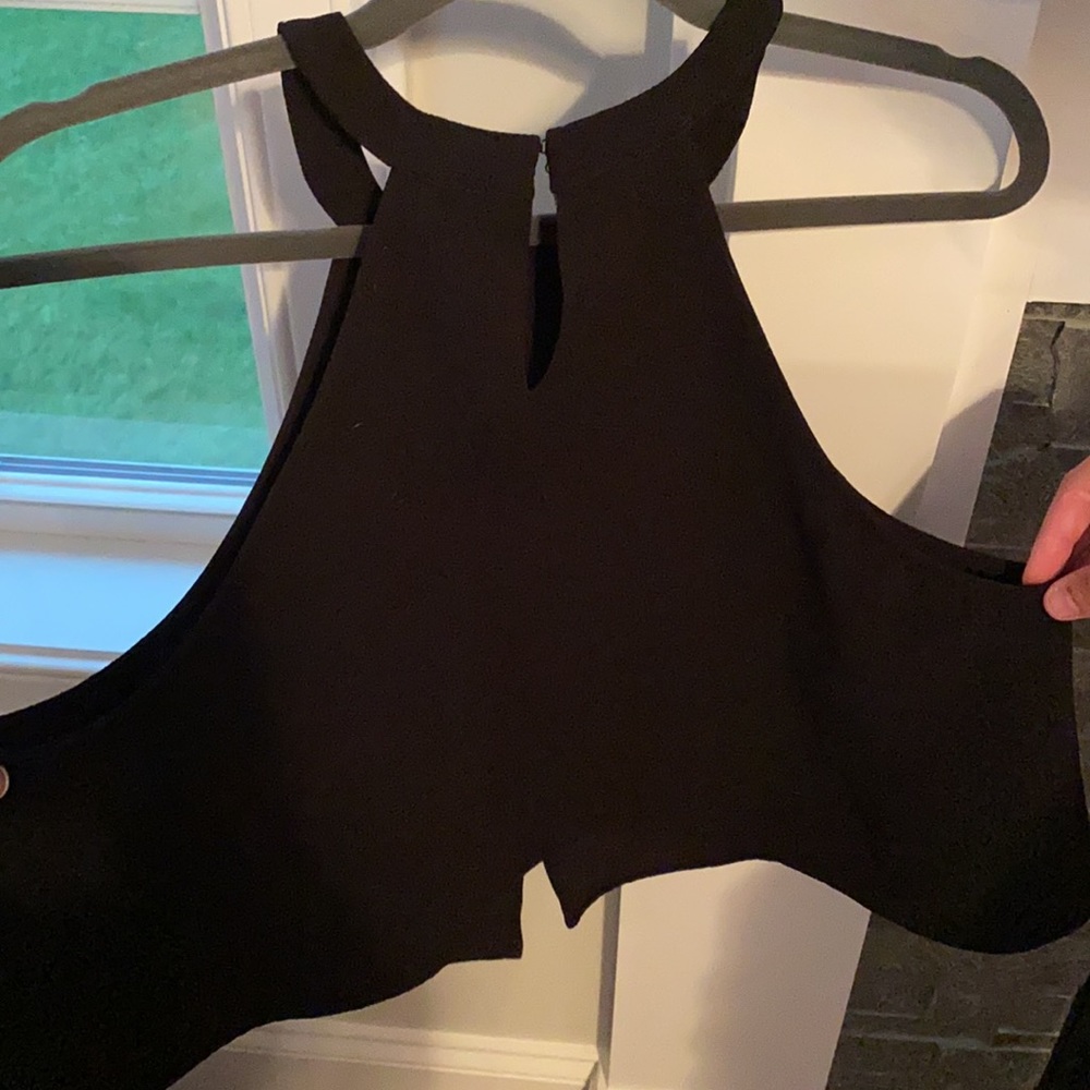 Dressy black polyester Top - Picture 4 of 6